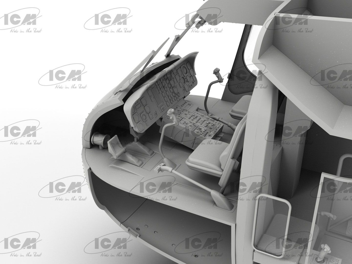 Zdjęcie dodatkowe produktu Sikorsky S-64E Skycrane 1:35 ICM 53058