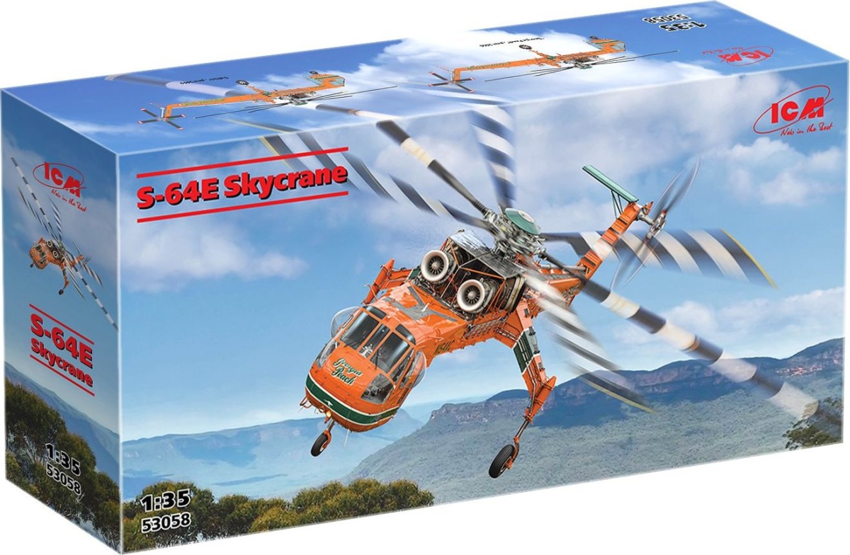Zdjęcie dodatkowe produktu Sikorsky S-64E Skycrane 1:35 ICM 53058