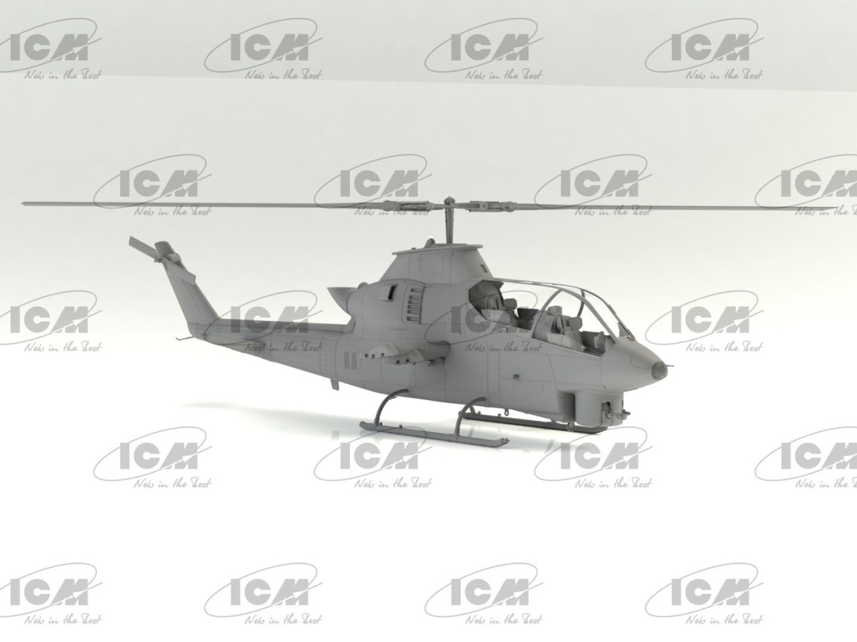 Zdjęcie dodatkowe produktu AH-1G Cobra US Attack Helicopter (Late Production) 1:35 ICM 53031