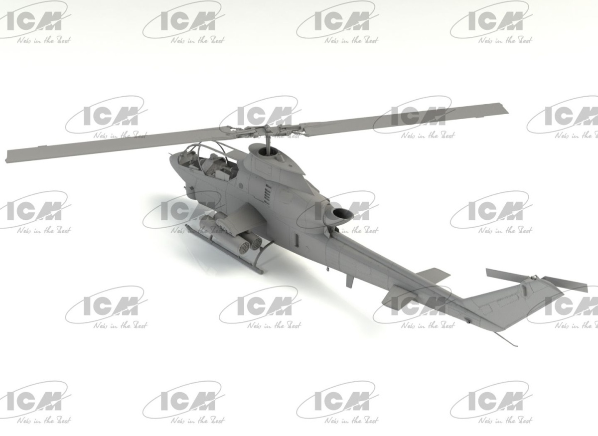 Zdjęcie dodatkowe produktu AH-1G Cobra US Attack Helicopter (Late Production) 1:35 ICM 53031