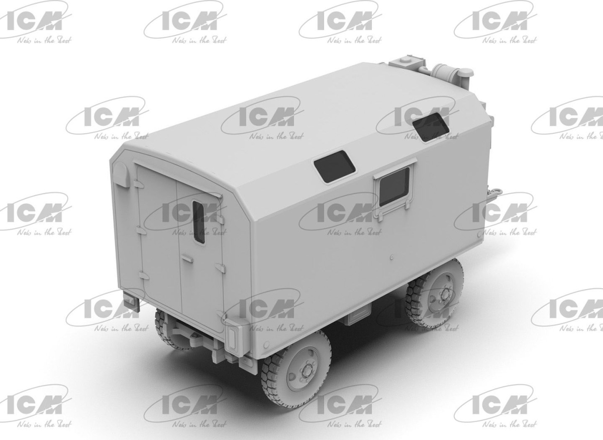 Zdjęcie dodatkowe produktu Przyczepa Sił Zbrojnych Ukrainy 1:72 ICM 72819