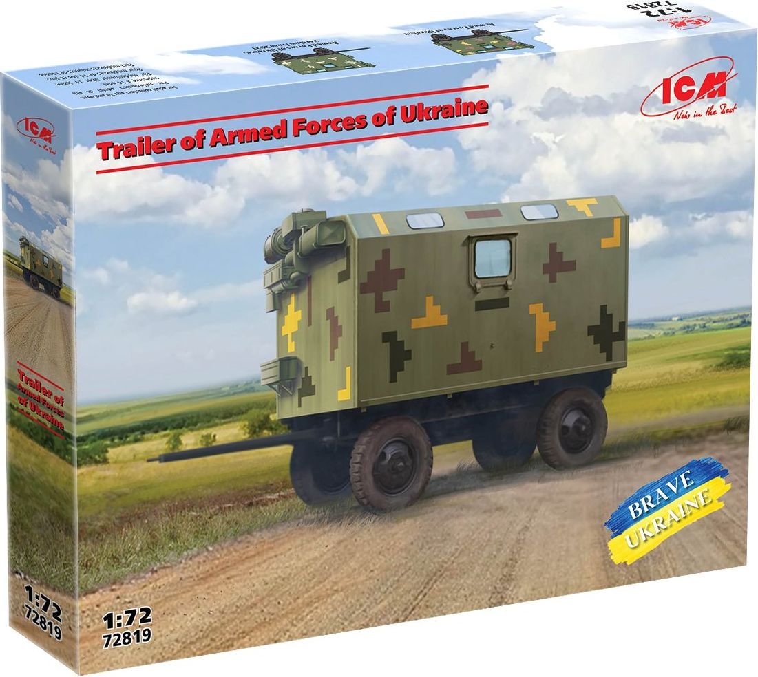 Zdjęcie dodatkowe produktu Przyczepa Sił Zbrojnych Ukrainy 1:72 ICM 72819