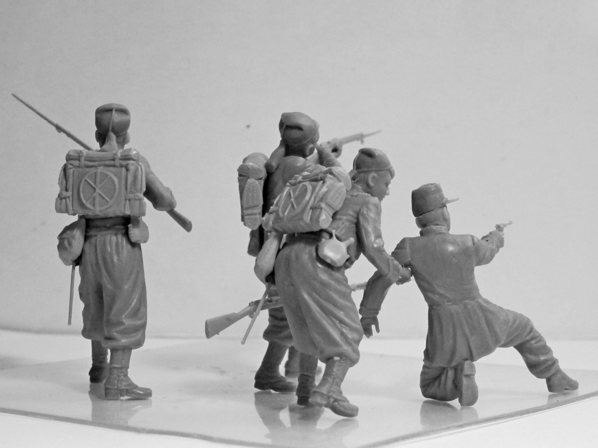 Zdjęcie dodatkowe produktu Francuscy Żuawi (1914) 1:35 ICM 35709