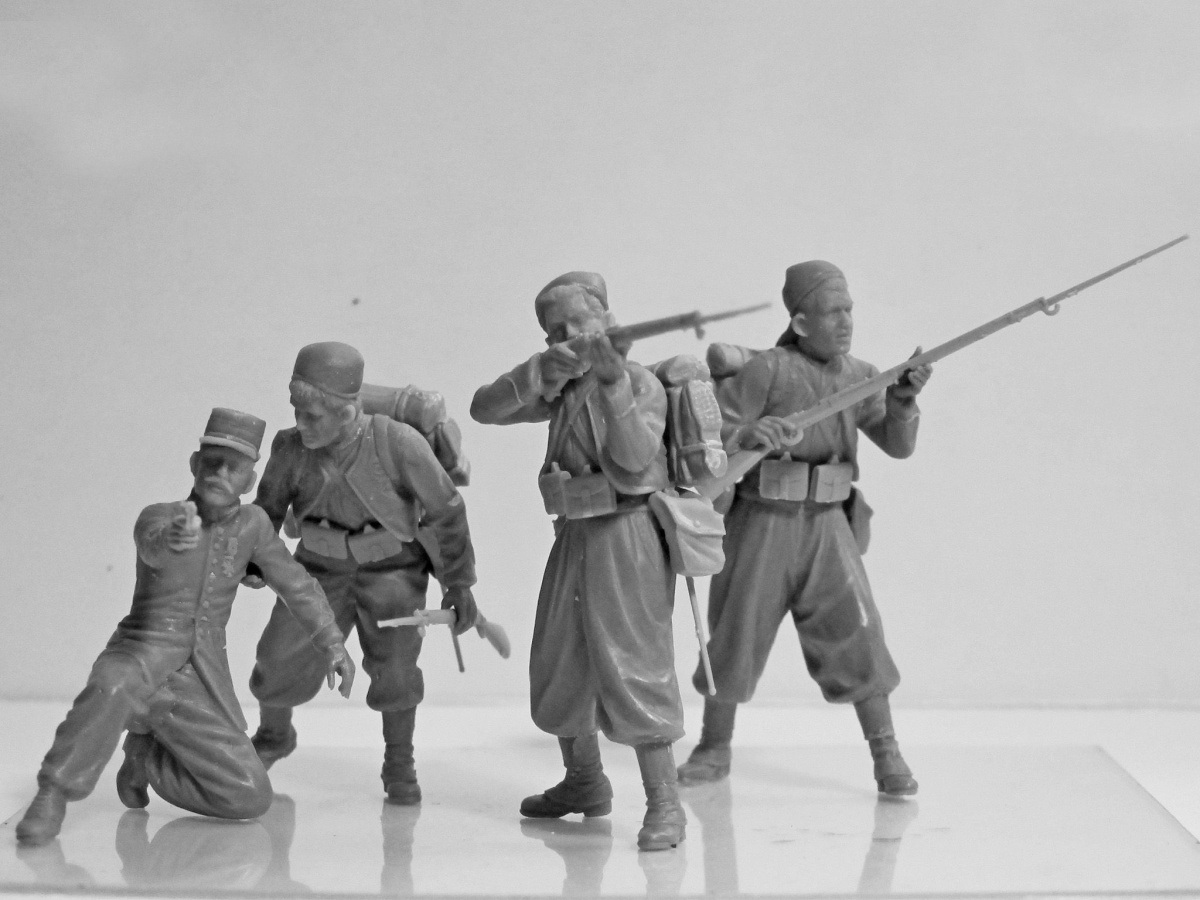 Zdjęcie dodatkowe produktu Francuscy Żuawi (1914) 1:35 ICM 35709