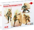 Zdjęcie dodatkowe produktu Niemieccy Sturmtruppen (1918) 1:35 ICM 35692