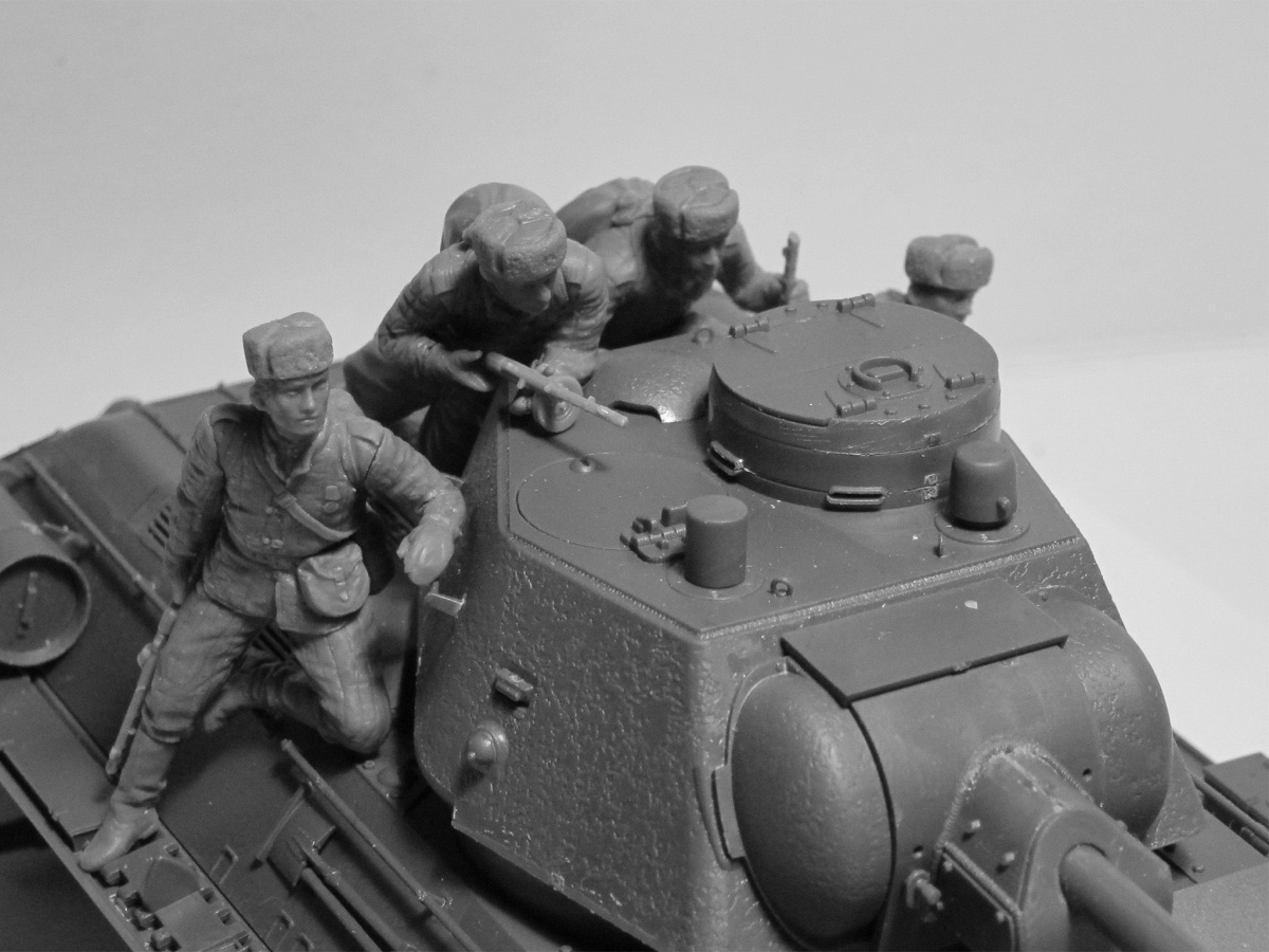 Zdjęcie dodatkowe produktu Soviet Tank Riders (1943-1945) 1:35 ICM 35640