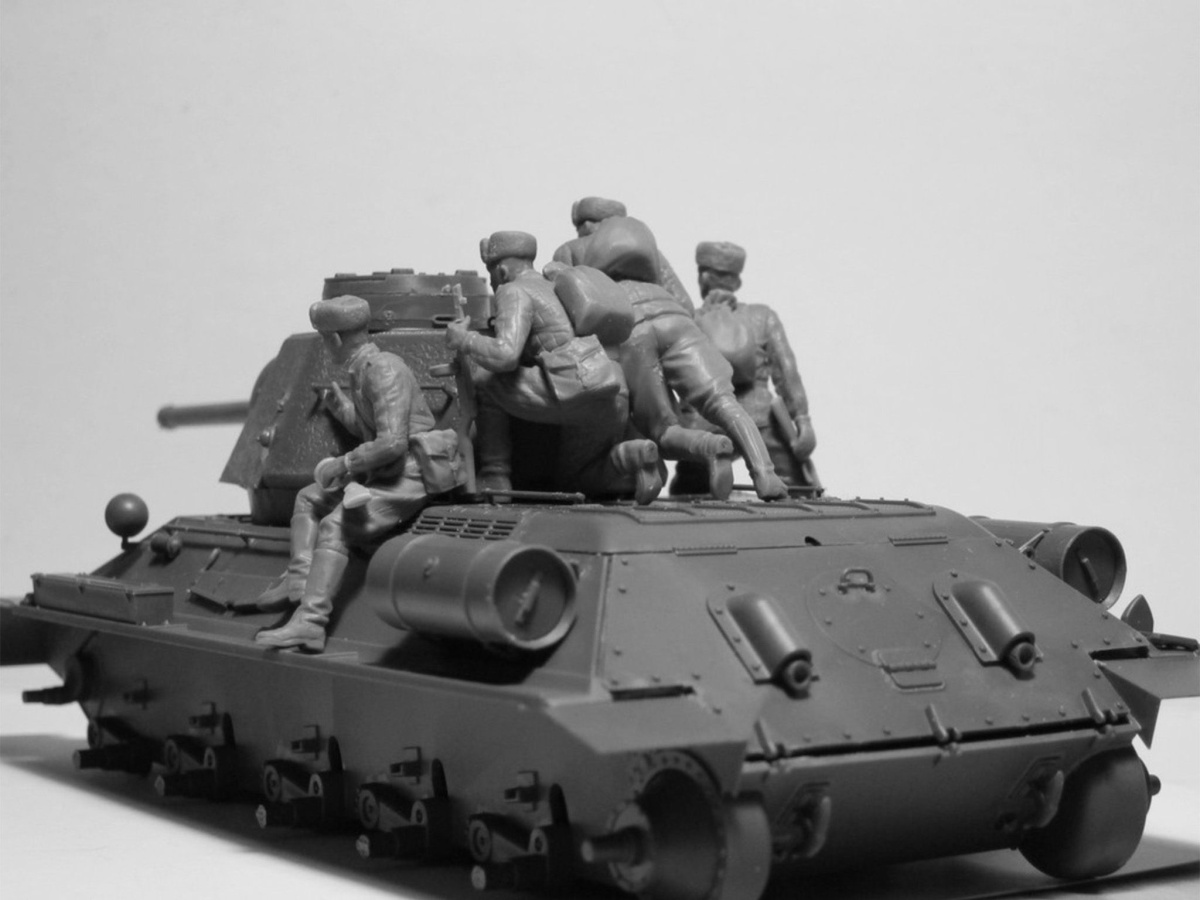 Zdjęcie dodatkowe produktu Soviet Tank Riders (1943-1945) 1:35 ICM 35640