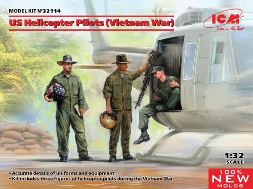 Piloci śmigłowców USA (wojna w Wietnamie) 1:32 ICM 32114