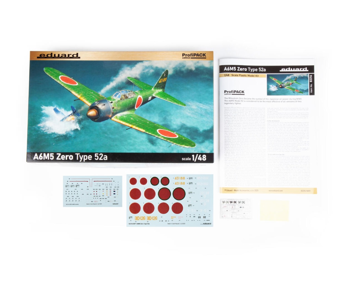 Zdjęcie dodatkowe produktu A6M5 Zero Type 52a 1:48 Eduard 82216