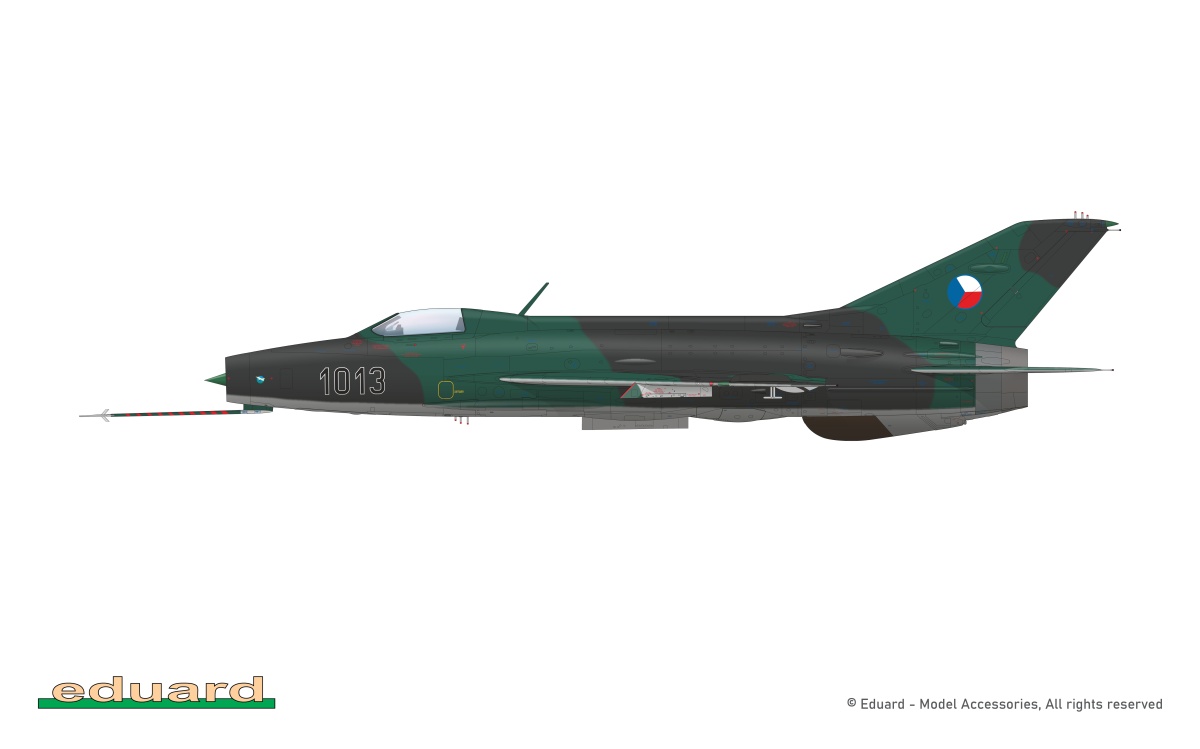 Zdjęcie dodatkowe produktu EFKA / MiG-21F-13 in Czechoslovak Service - Limited Edition 1:48 Eduard 11190