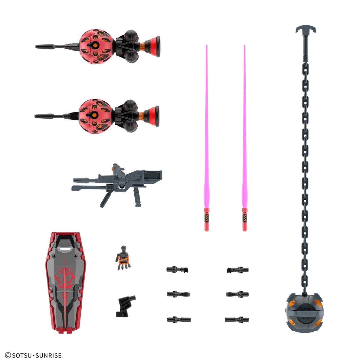Zdjęcie dodatkowe produktu Gunpla gMS Red Gundam HGGQ 1:144
