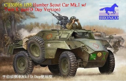 Humber Scout Car Mk. I w/twin k-gun (D-day version) 1:35 Bronco CB35016