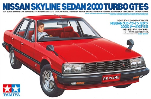 Nissan Skyline Sedan 2000 Turbo GT-ES 1:24 Tamiya 24374