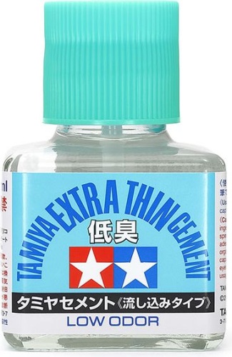 Klej Tamiya Extra Thin Cement (Low Odor - delikatny zapach) 40ml Tamiya 87236