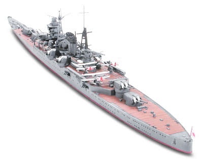 Zdjęcie dodatkowe produktu Suzuya (Japoński Ciężki Krążownik) 1:700 Tamiya 31343