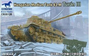 Węgierski czołg średni 43.M Turan III 1:35 Bronco CB35126