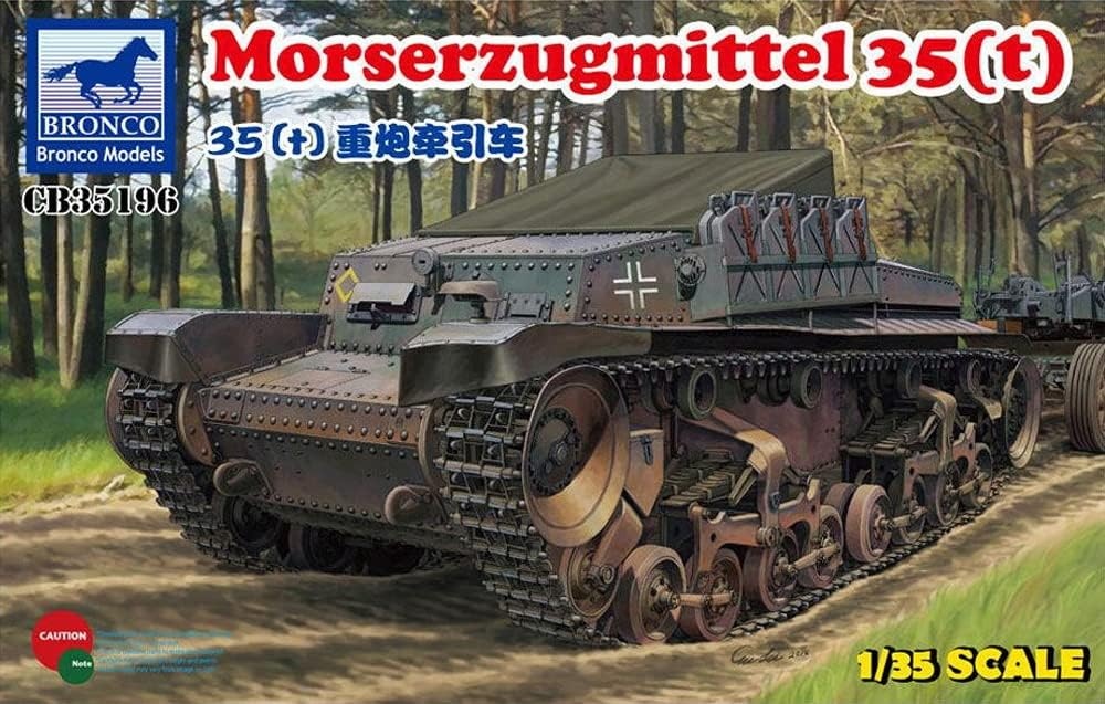 Zdjęcie główne produktu Niemiecki ciągnik artyleryjski z okresu II wojny światowej Morserzugmittel 35 (T) 1:35 Bronco CB35196