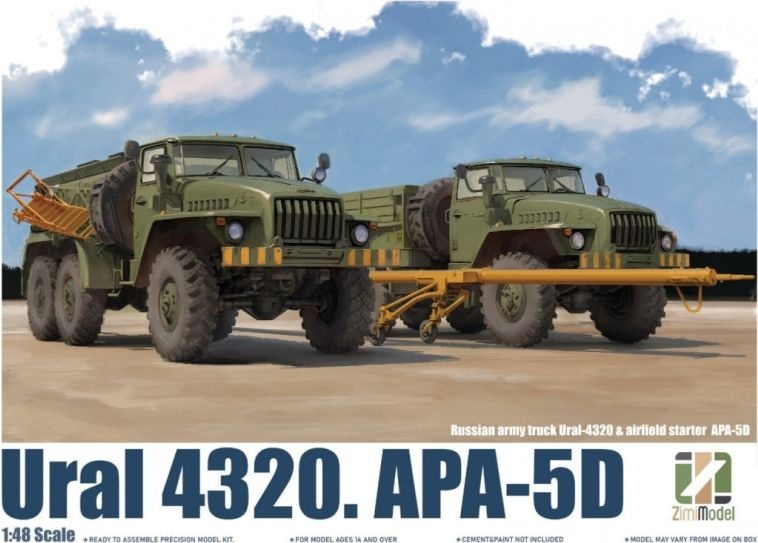 Zdjęcie główne produktu Ural 4320, APA-5D 1:48 Kittyhawk 80159
