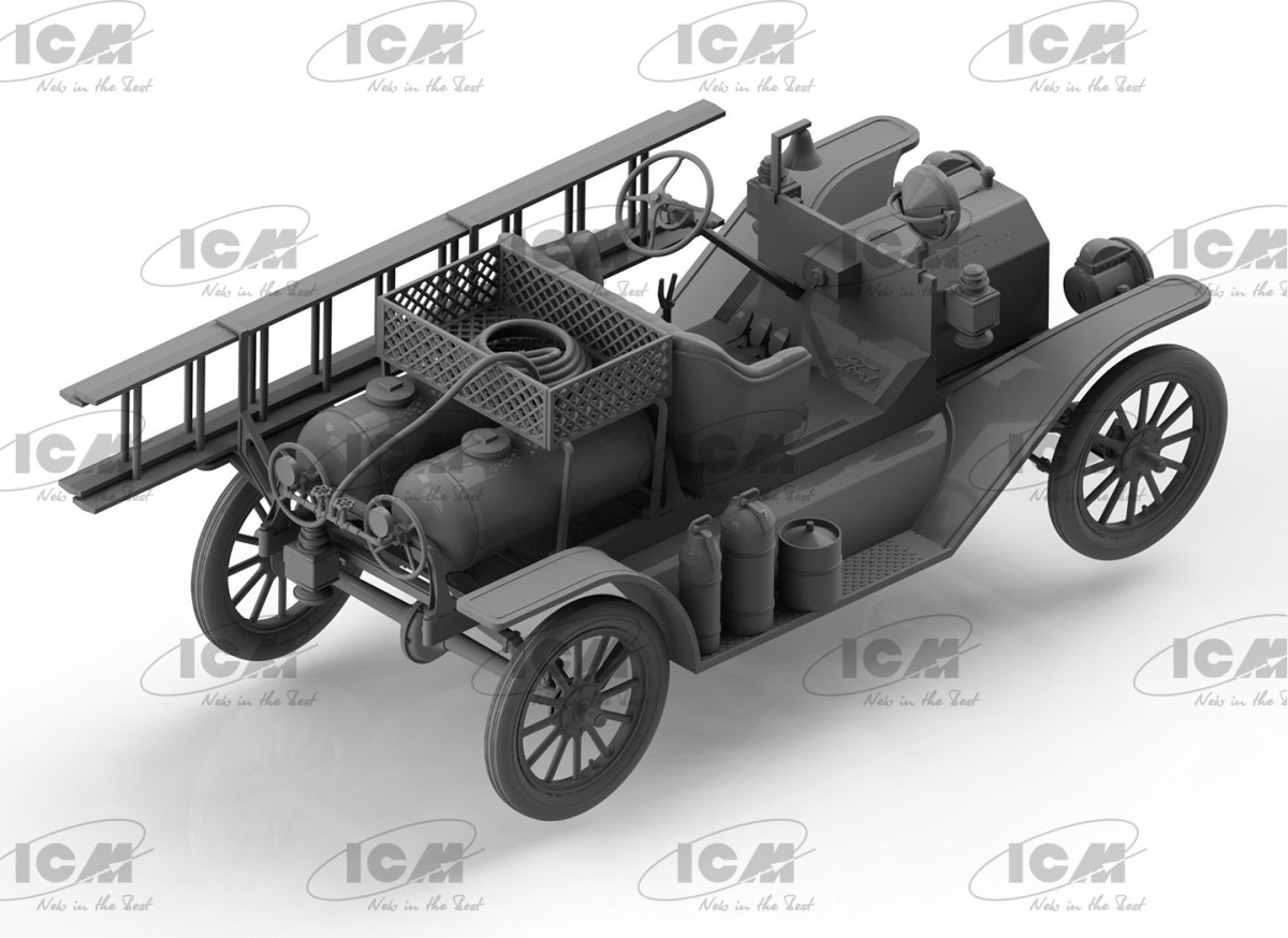 Zdjęcie dodatkowe produktu Wóz Strażacki Model T 1914 1:35 ICM 35605