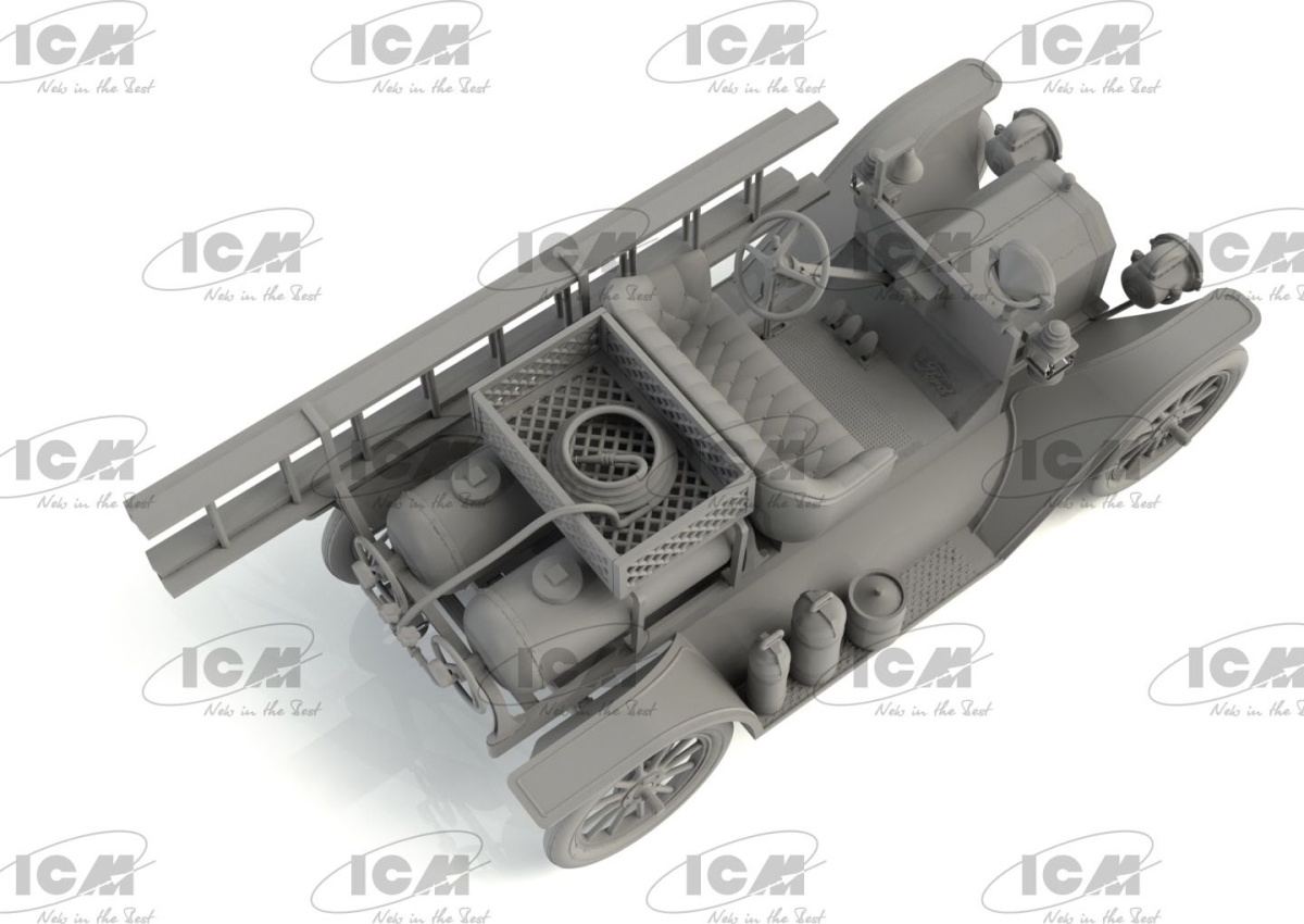 Zdjęcie dodatkowe produktu Wóz Strażacki Model T 1914 1:35 ICM 35605