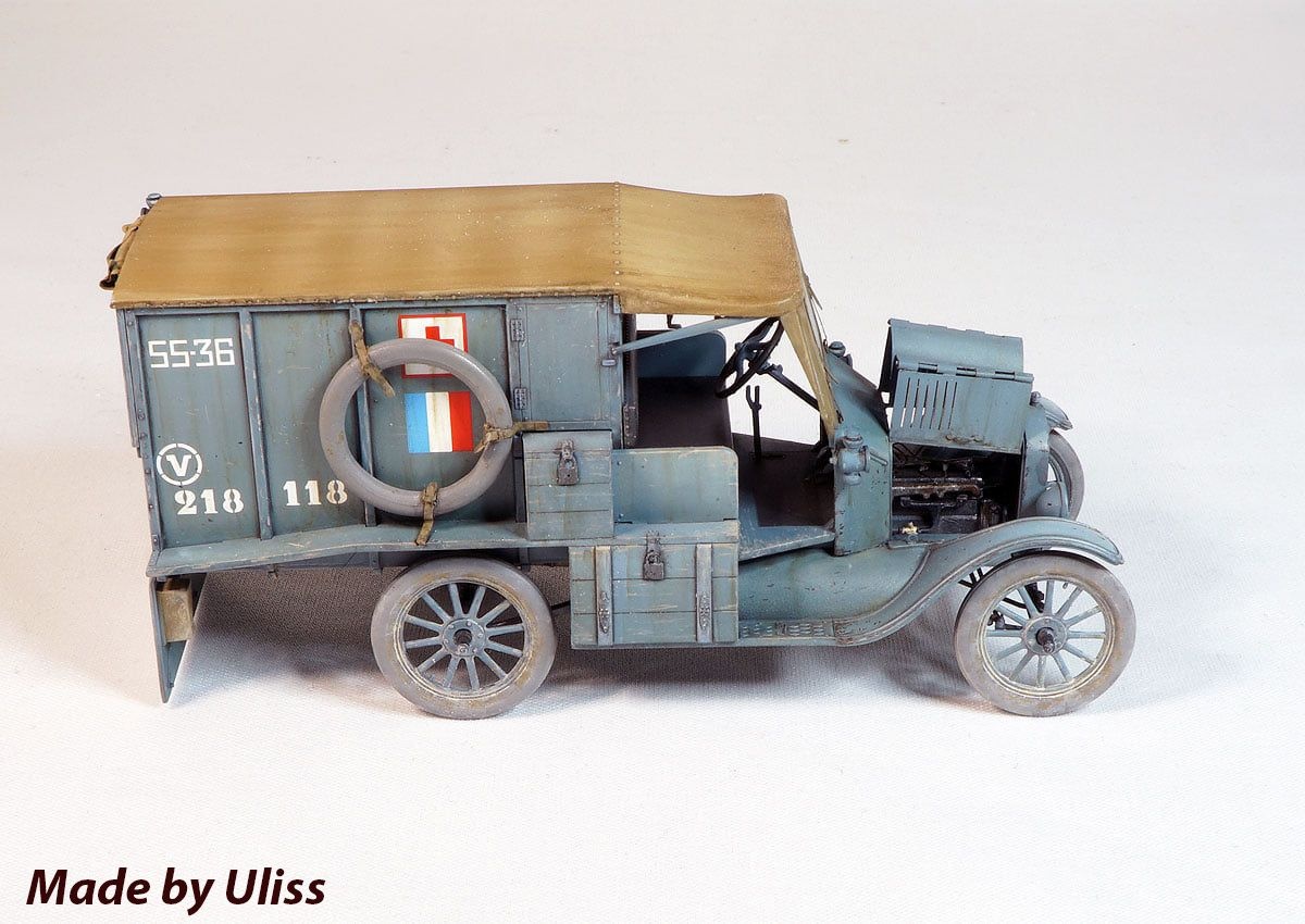 Zdjęcie dodatkowe produktu Ambulans Model T 1917 1:35 ICM 35661