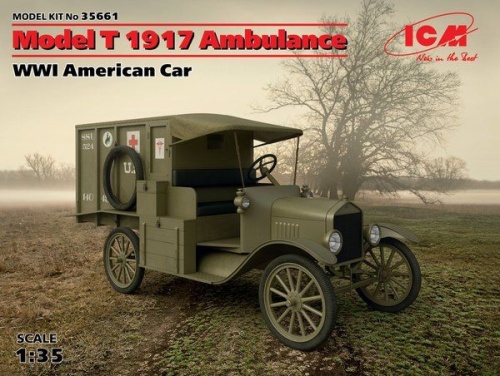 Ambulans Model T 1917 1:35 ICM 35661