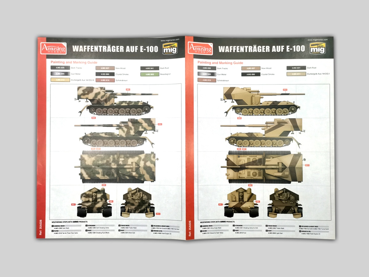 Zdjęcie dodatkowe produktu Waffentrager E-100 1:35 Amusing Hobby 35A026