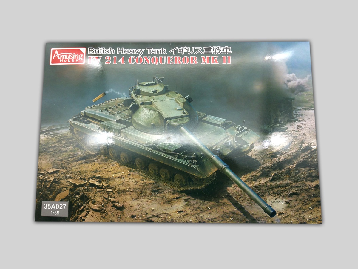 Zdjęcie dodatkowe produktu Brytyjski czołg ciężki FV 214 Conqueror MK II 1:35 Amusing Hobby 35A027