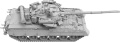 Zdjęcie dodatkowe produktu Rosyjski MBT T-80 UM-2 1:35 Amusing Hobby 35A068