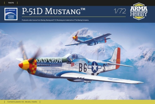 P-51D Mustang 1:72 Arma Hobby 70070
