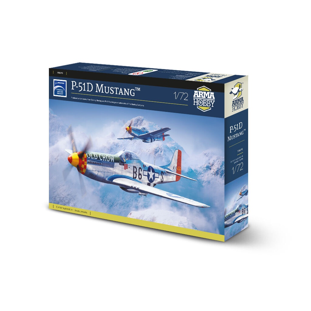 Zdjęcie dodatkowe produktu P-51D Mustang 1:72 Arma Hobby 70070