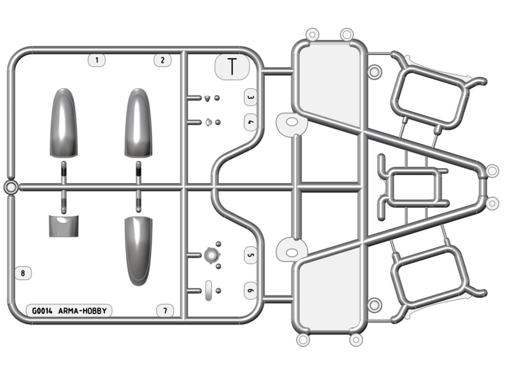 Zdjęcie dodatkowe produktu P-51D Mustang 1:72 Arma Hobby 70070