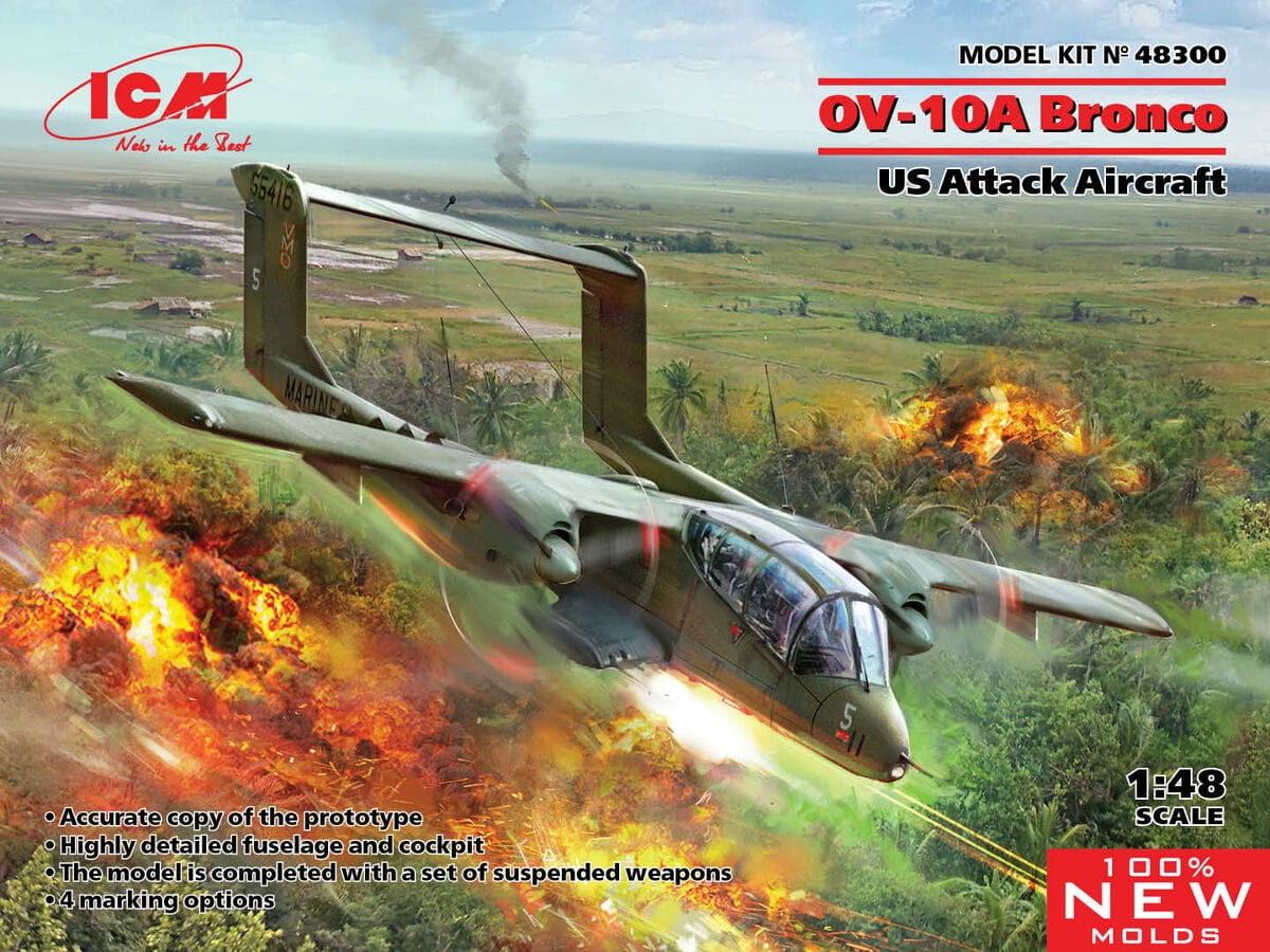 Zdjęcie główne produktu OV-10A Bronco (US Attack Aircraft) 1:48 ICM 48300