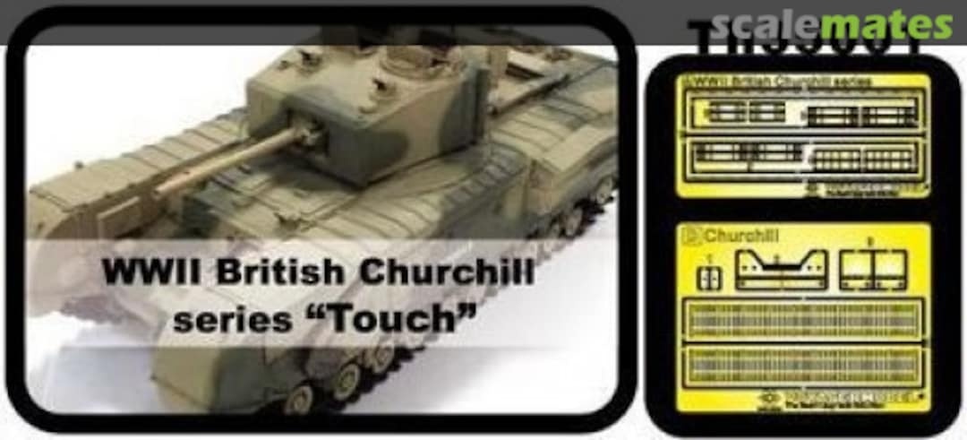 Zdjęcie dodatkowe produktu Części fototrawione dla czołgu Churchill 1:35 AFV Club TH35001
