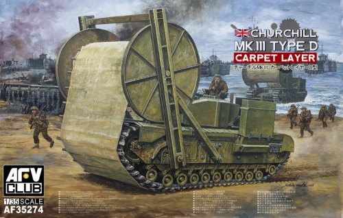 Churchill Mk.III Type D Carpet Layer 1:35 AFV Club 35274