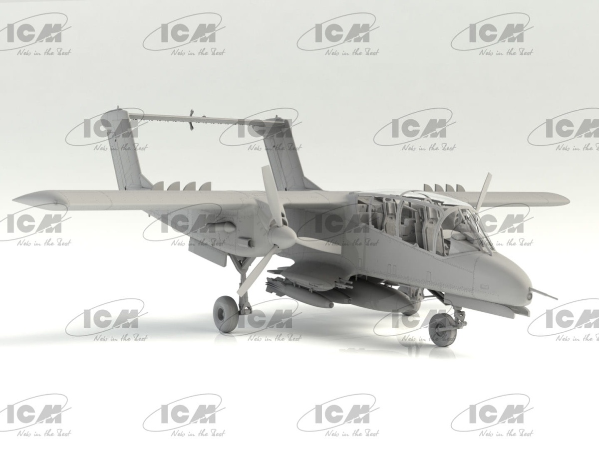 Zdjęcie dodatkowe produktu OV-10A Bronco (US Attack Aircraft) 1:48 ICM 48300