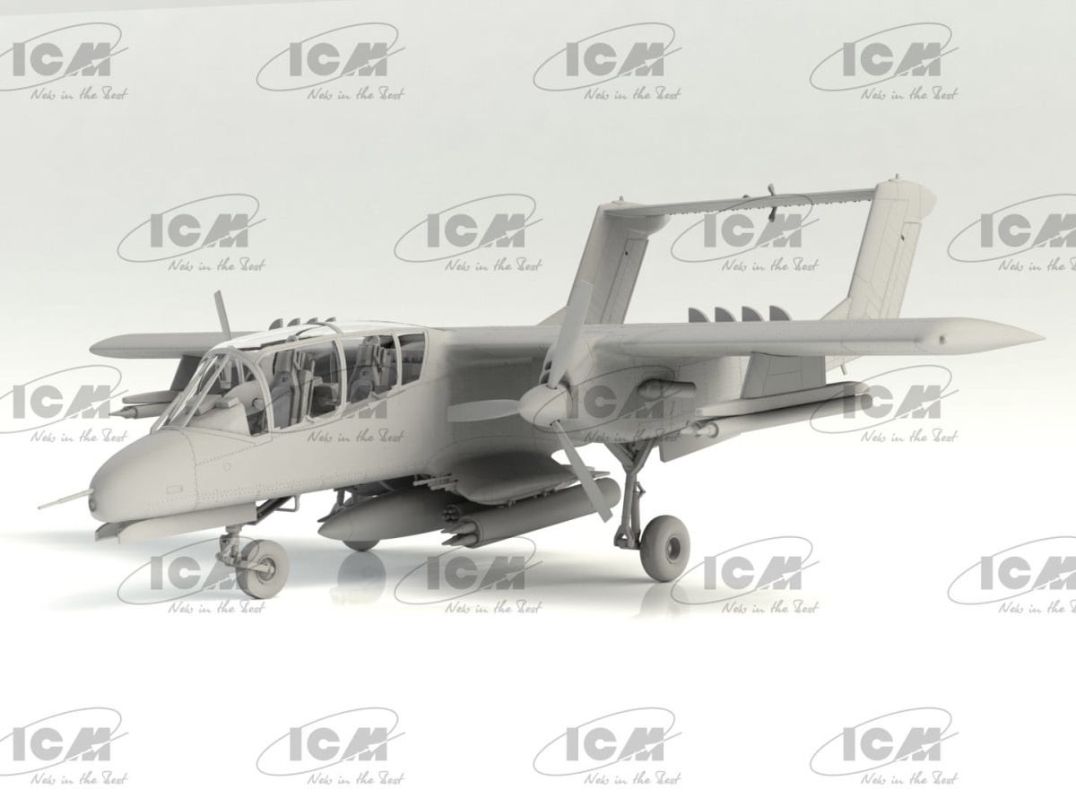 Zdjęcie dodatkowe produktu OV-10A Bronco (US Attack Aircraft) 1:48 ICM 48300