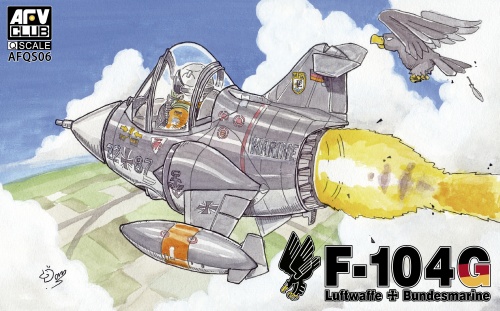F-104g Luftwaffe Bundesmarine Egg Plane AFV Club QS06