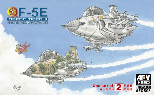 F-5E ROCAF Tiger II Special Edition Egg Plane AFV Club QS03