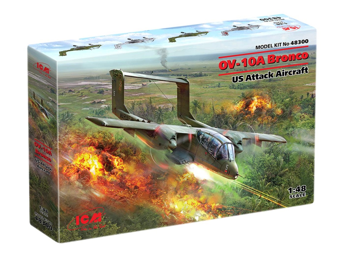 Zdjęcie dodatkowe produktu OV-10A Bronco (US Attack Aircraft) 1:48 ICM 48300