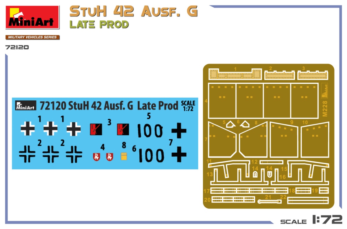 Zdjęcie dodatkowe produktu StuH 42 Ausf. G Late Prod. 1:72 MiniArt 72120