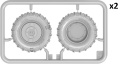 Zdjęcie dodatkowe produktu Niemiecki ciągnik z Fla-MG151/20 Drillingslafette na Sd.Anh.Ost 1:35 MiniArt 53008