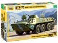 Zdjęcie główne produktu Rosyjski transporter opancerzony BTR-70 1:35 Zvezda 3556