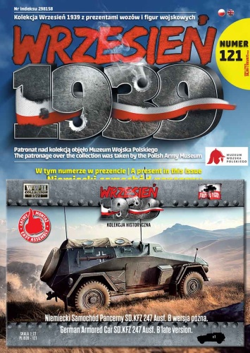 Niemiecki samochód Pancerny Sd.Kfz 247 Ausf. B późna wersja 1:72 First To Fight PL121