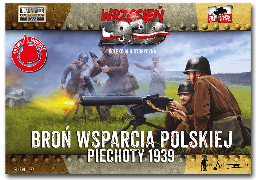 Zdjęcie dodatkowe produktu Broń wsparcia polskiej piechoty 1939 1:72 First To Fight PL027