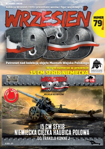Niemiecka ciężka haubica polowa 15cm sFH18 do trakcji konnej 1:72 First To Fight PL079