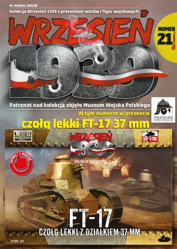 FT-17 Czołg Lekki z działkiem 37mm (okrągła wieża) 1:72 First To Fight PL021