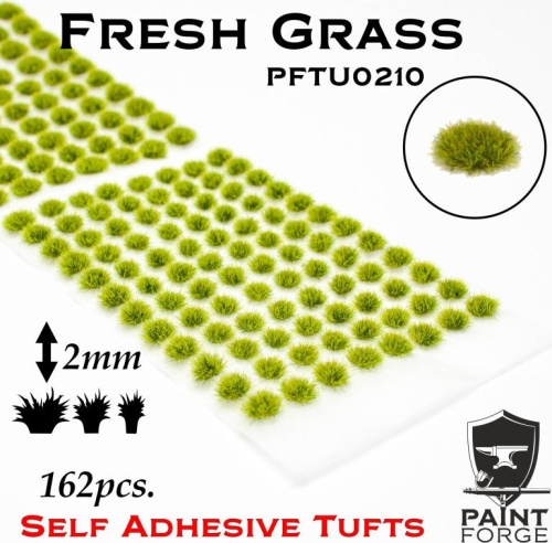 Fresh Grass Grass Tufts (2mm) Paint Forge PFTU0210