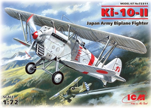 Japoński myśliwiec dwupłatowy Ki-10-II 1:72 ICM 72311