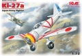 Zdjęcie główne produktu Japoński myśliwiec Ki-27a 1:72 ICM 72201